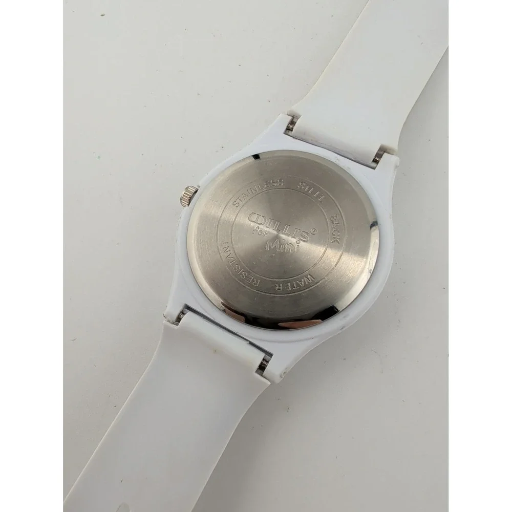 WILLIS for Mini Women's Watch Colorful Dial White Band- New Battery